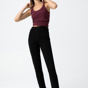 Jeans -Tiffosi-Mom Slim_48 P10 negro