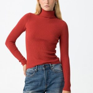 Jersey de punto cuello vuelto – Tiffosi- Onix rojo