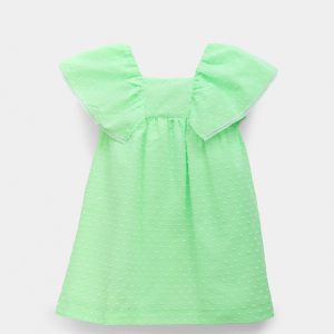 VESTIDO PLUMETI VERDE FLUOR BE MORE