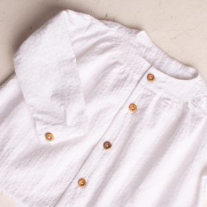CAMISA MAHO VICHY BLANCO BIRINIT