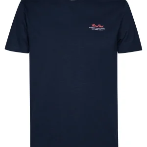 Camiseta con estampado en la espalda Lantana -Petrol Industries- Tsr647 azul marino