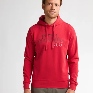 Sudadera con capucha – Petrol Industries- SWH302 diseño superior rojo