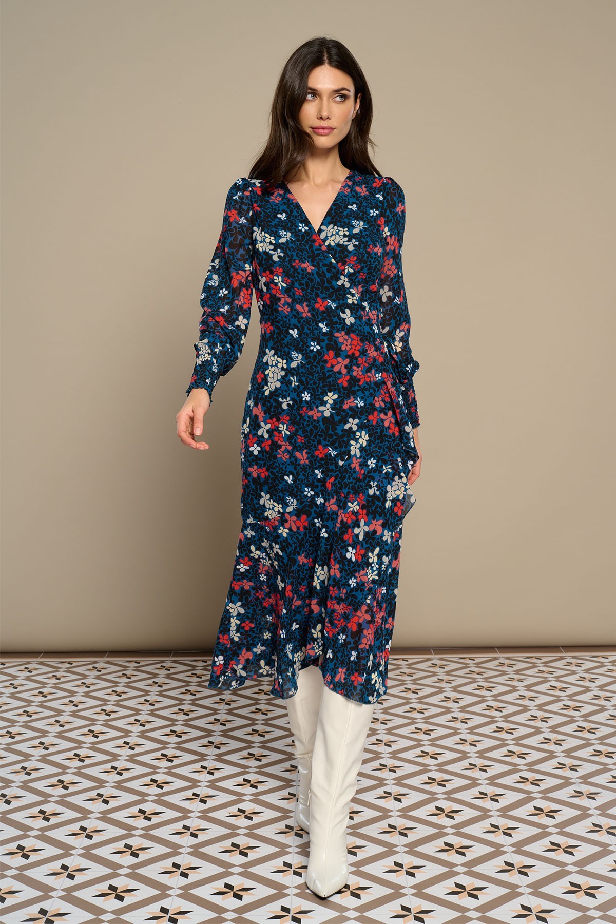 PREORDEN Vestido midi -Minueto- Rosella dress