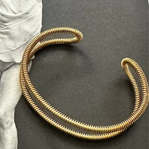 Brazalete acero doble argollas
