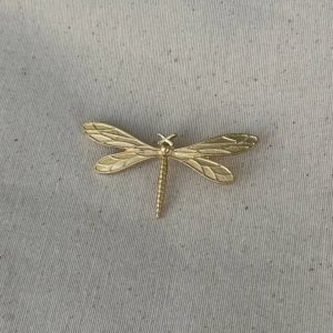 Broche libélula mate