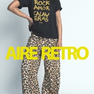 Camiseta -Aire Retro- “Florece” negra
