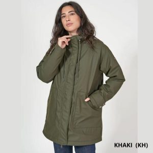 Chubasquero forro rayas -Batela- C3208 Khaki