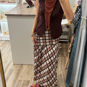 Falda Corfú cuadros