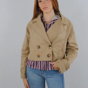 Gabardina corta