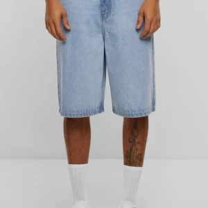 Urban Classics 90s Heavy Denim Shorts New Light Blue Washed