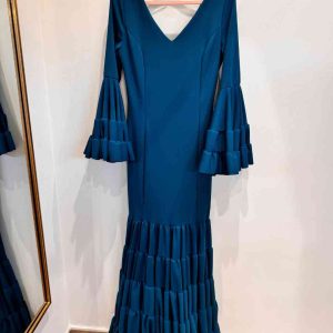 Traje Flamenca Esperanza petroleo